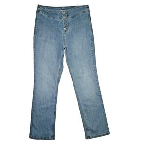 We The Free by Free People Button-Fly Straight Leg Jeans – Size 30 –